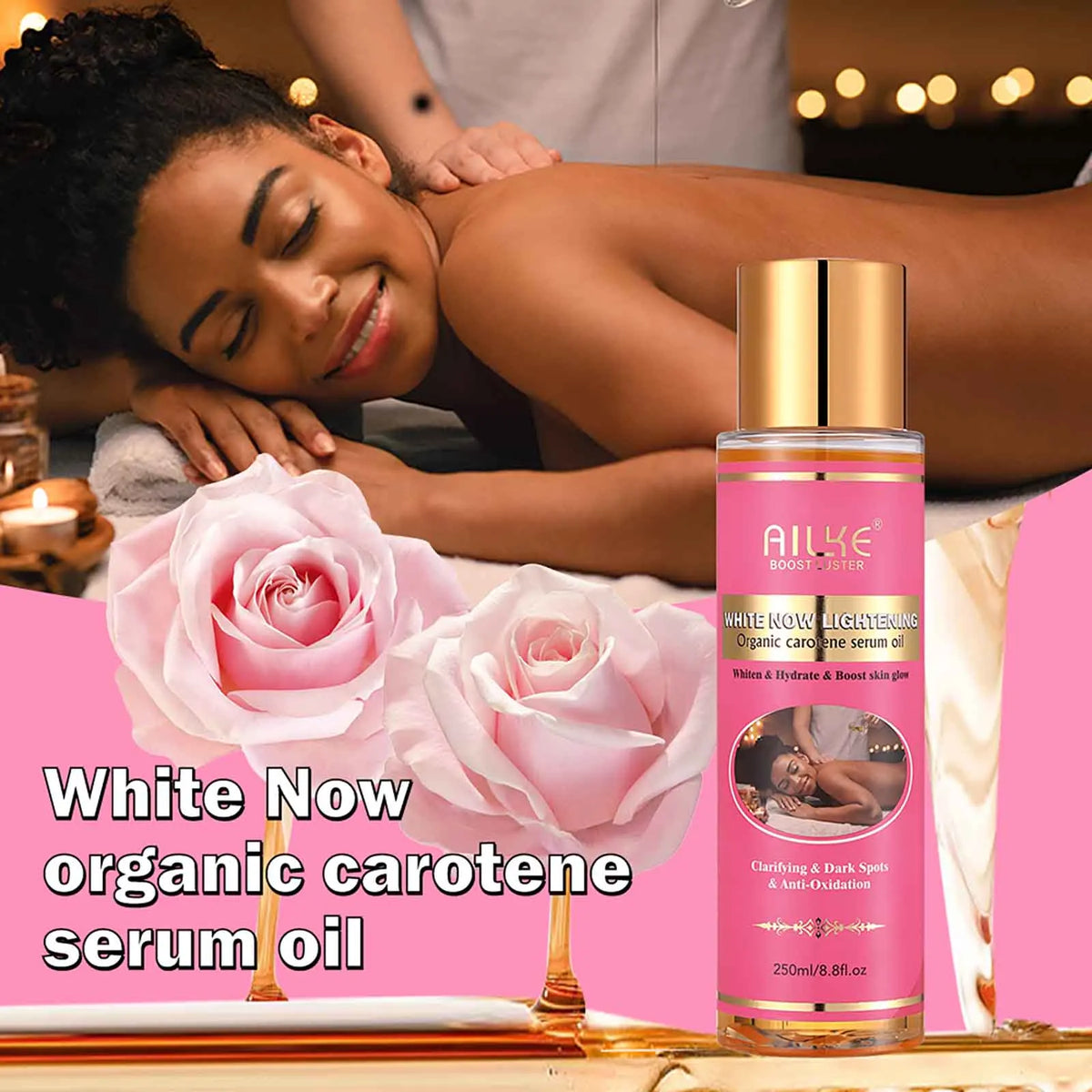 AILKE Natural Skin Brightening Skincare Set - Organic Vegan