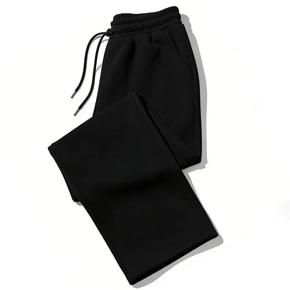 Men's Loose Fit Jogger Sweatpants - Casual Multi-Pocket Drawstring
