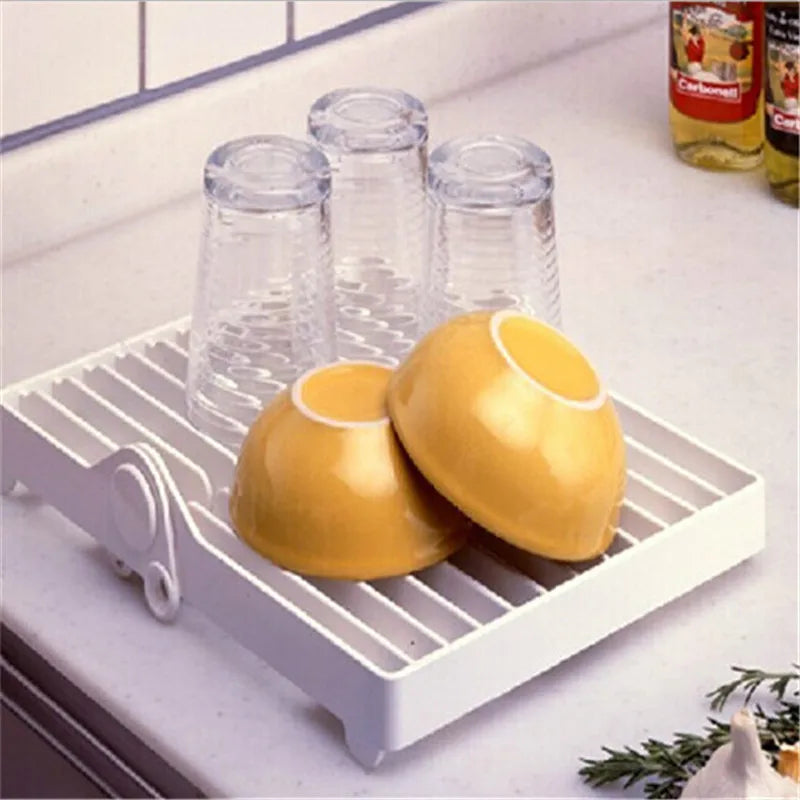 Estante de drenaje para platos creativos, escurridor de vajilla de cocina, bandeja de almacenamiento, soporte multifuncional para tazas y platos, estante de almacenamiento para electrodomésticos