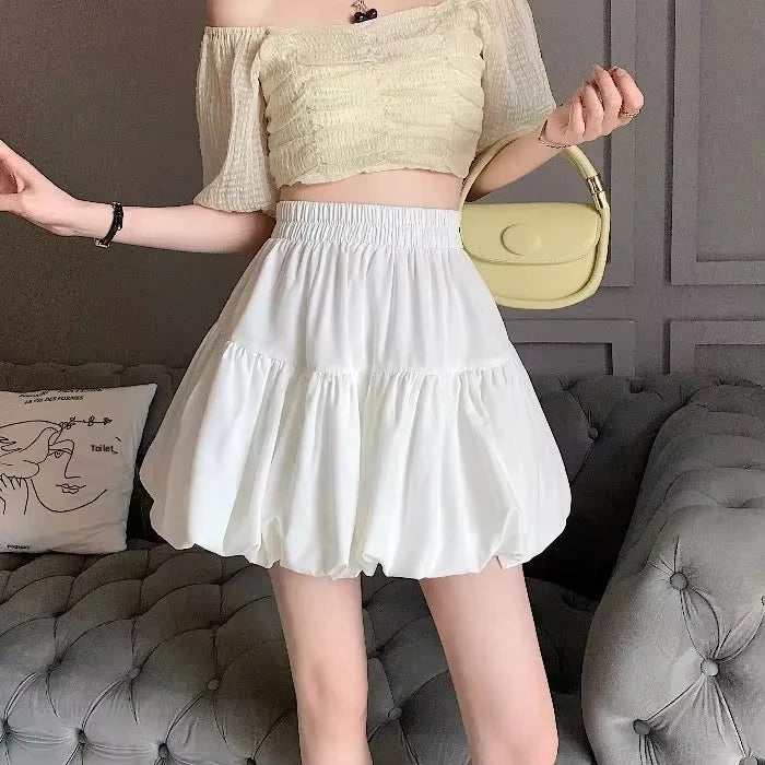 Japanese Y2k Cute Ruffled Plaid Skirt Punk Rock Subculture Cake Skirts Japanese Preppy Style Casual New Women Skirts Lolita Lace
