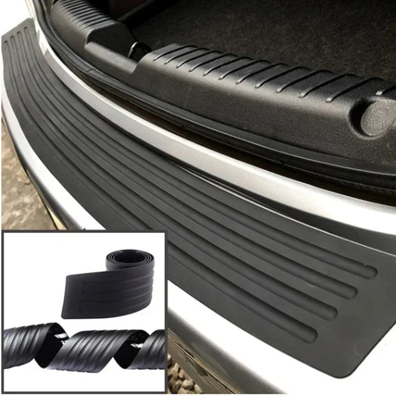 NEW Universal Car Trunk Door Sill Plate Protector Rear Bumper Guard Rubber Mouldings Pad Trim Cover Strip Car Accessories