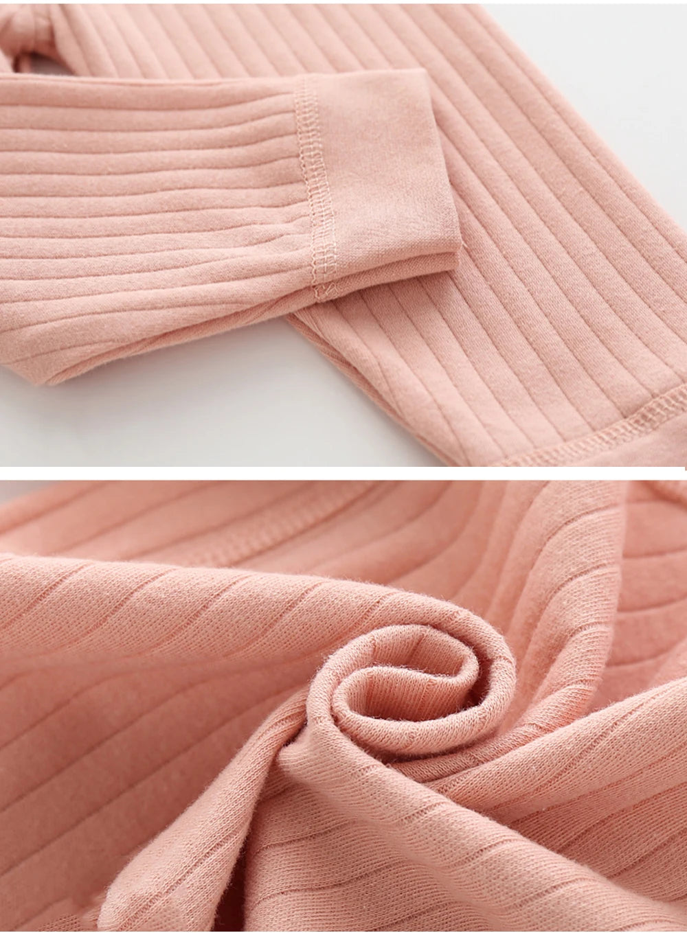 Autumn Winter Thermal Underwear Suit Baby Clothing Sets Boys Girls Pajama Sets Baby Warm Sleepwear Candy Colors Kids Clothes