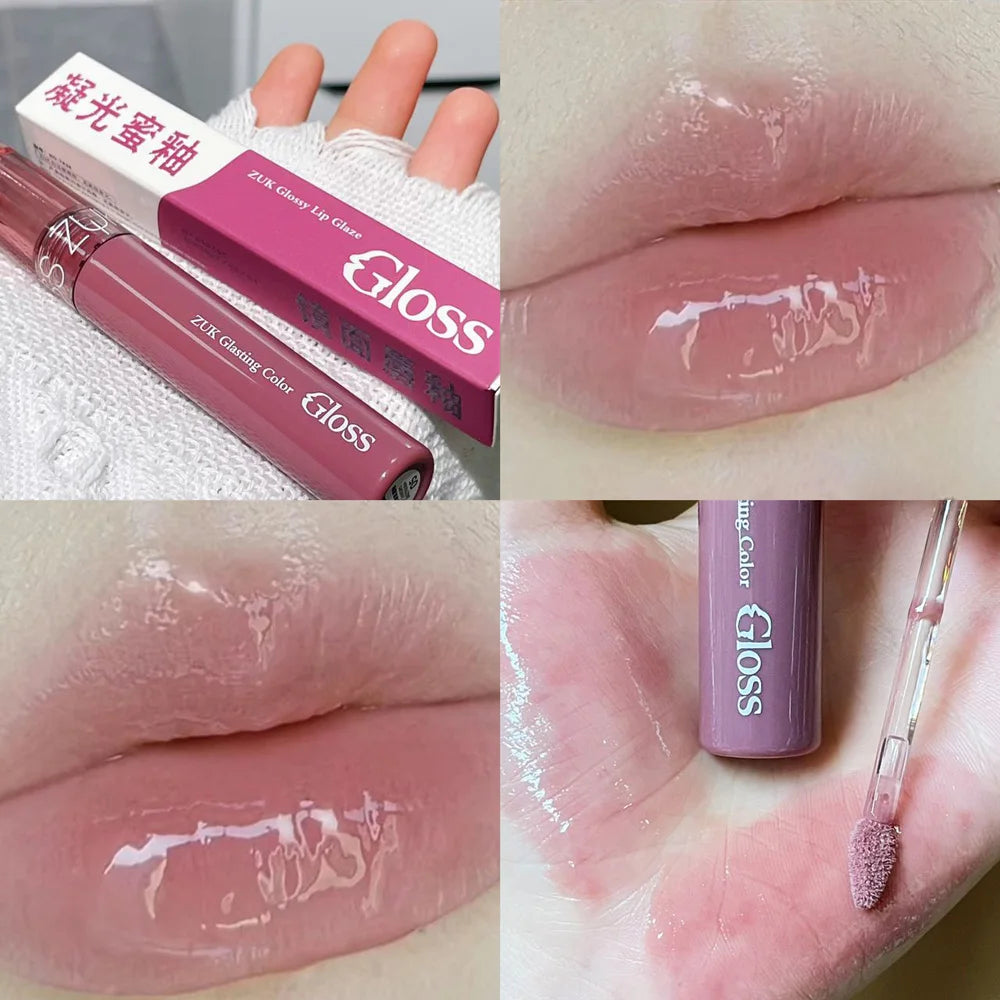 Glassy Watery Mirror Lip Gloss - Moisturizing and Hydrating 3.5g