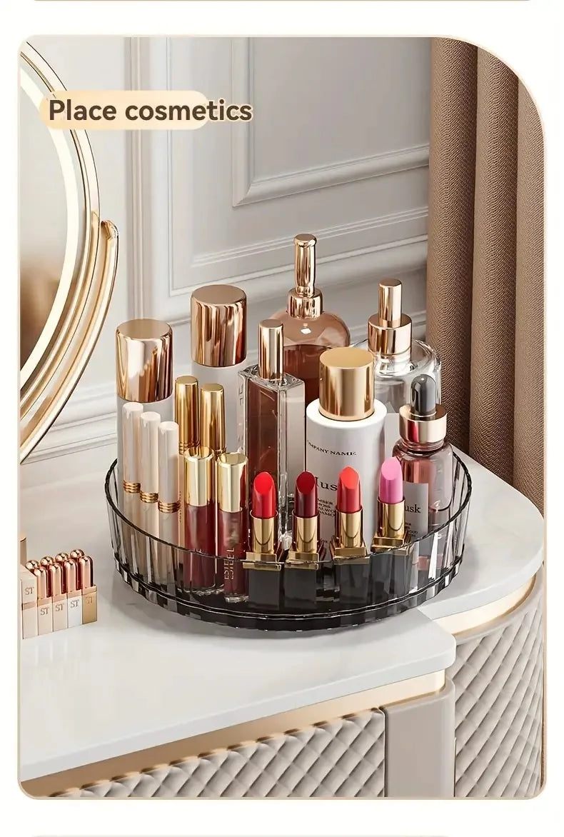 360° Rotating Spice Rack Organizer - 21x4cm Countertop Storage Box