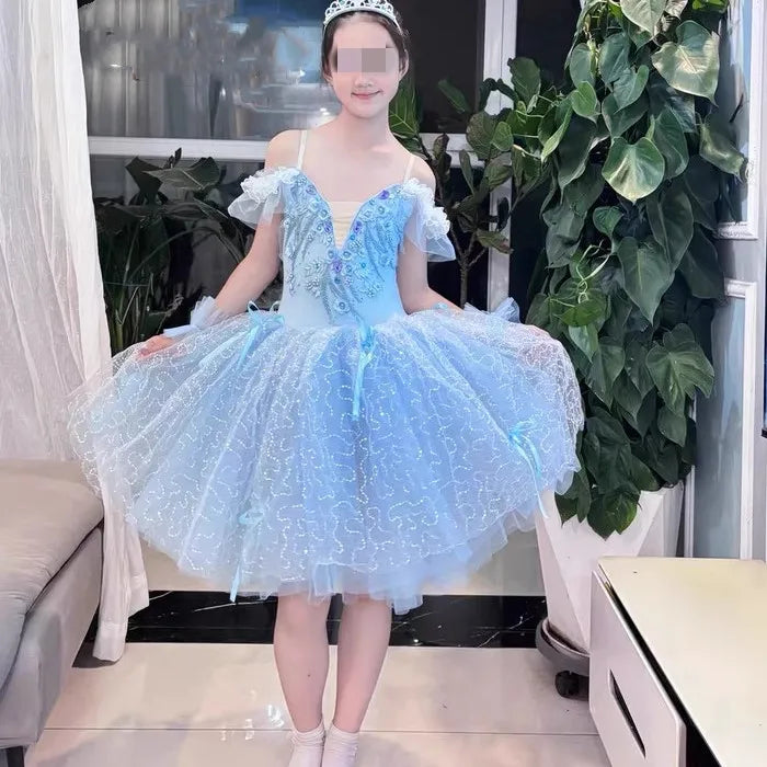 Dance Costumes Girls Dresses Cosplay Girl Ballet Leotards Baby Outfit Vestidos Summer Children Ballet Dress Tutu Kids Clothes