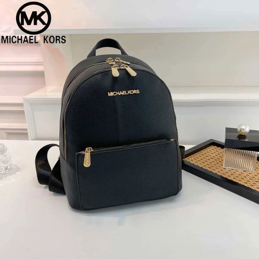 Michael Kors Sheila Series 2026 New Fashion Urban Women’s Large-Capacity Casual Travel Backpack, Simple PVC Material Waterproof