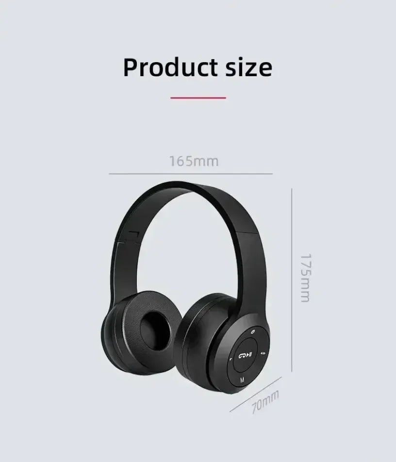 VIKEFON Wireless Bluetooth 5.0 Foldable Over-Ear Headset