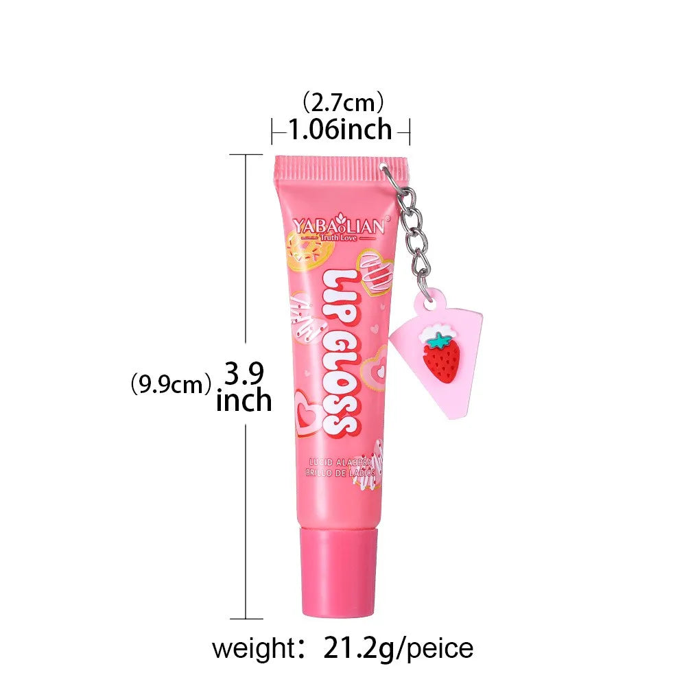 Crystal Transparent Jelly Lip Gloss - Moisturizing Long-Lasting