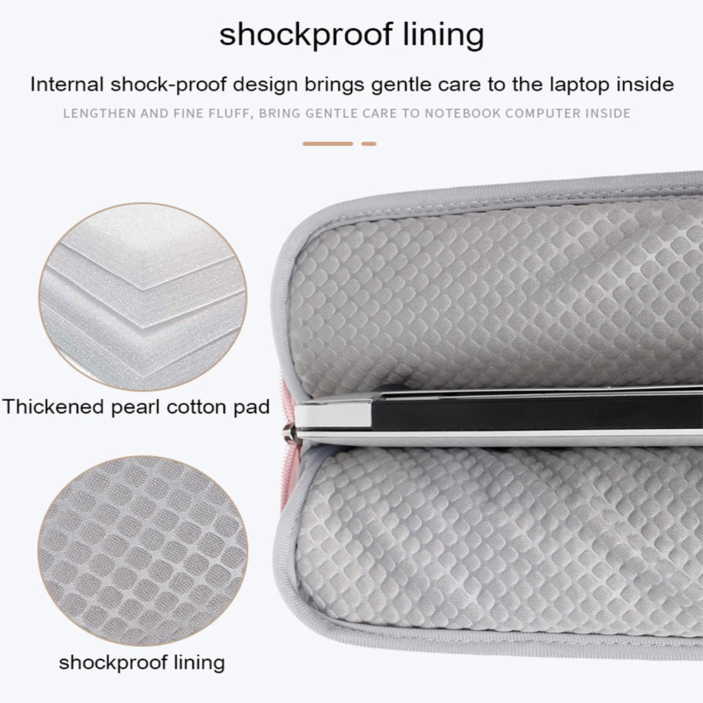Women's Nylon Laptop Bag & Sleeve – 13.3, 14, 15.6 Inch Handbag for MacBook, HP, Lenovo, Huawei