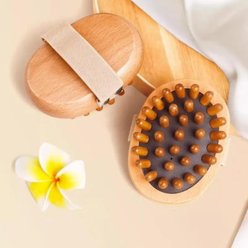 Body Meridian Brush Soothing Essential Oil Spa Air Cushion Massage Hair Comb Resin Gua Sha Scalp Massage Brush Body Massager