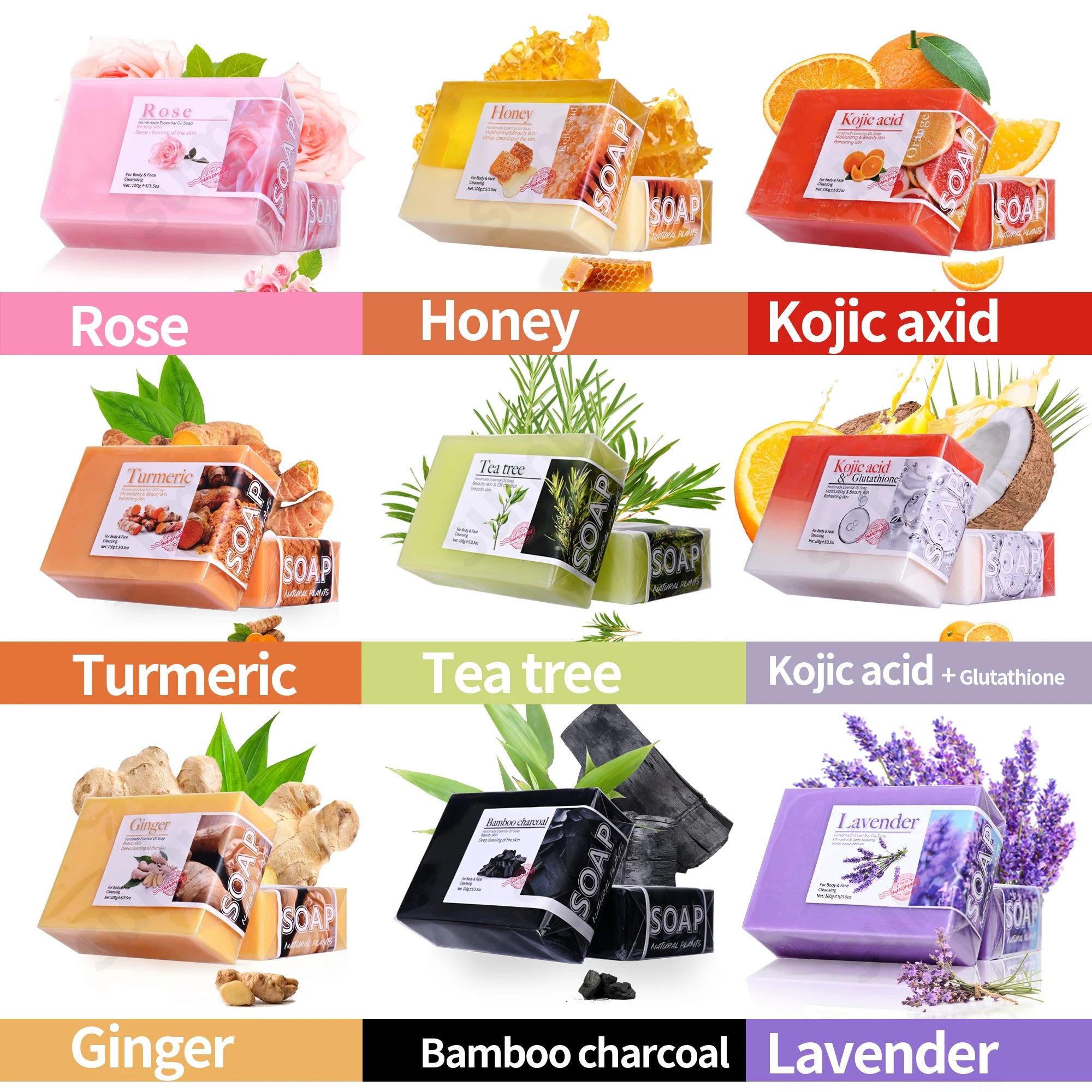 Natural Organic Lavender Essential Oil Handmade Soap – Cleansing, Refreshing & Oil Control Bath Bar