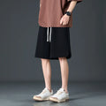 Loose Ice Silk Basketball Shorts Men's Summer Quick Dry Sport Mid-Pants American Breathable Casual Straight Loose Five-Quarter