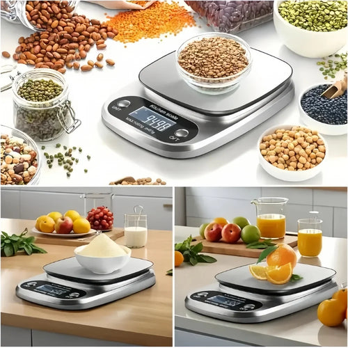 10kg/1g Digital Kitchen Scale High precision LCD Electronic Food Scale Jewelry Coffee Baking Portable High-quality Kitchen Tools