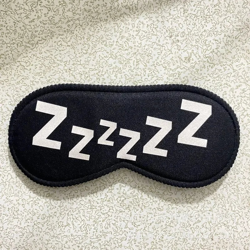 Cartoon Pattern Sleeping Mask - Blockout Eye Blindfold