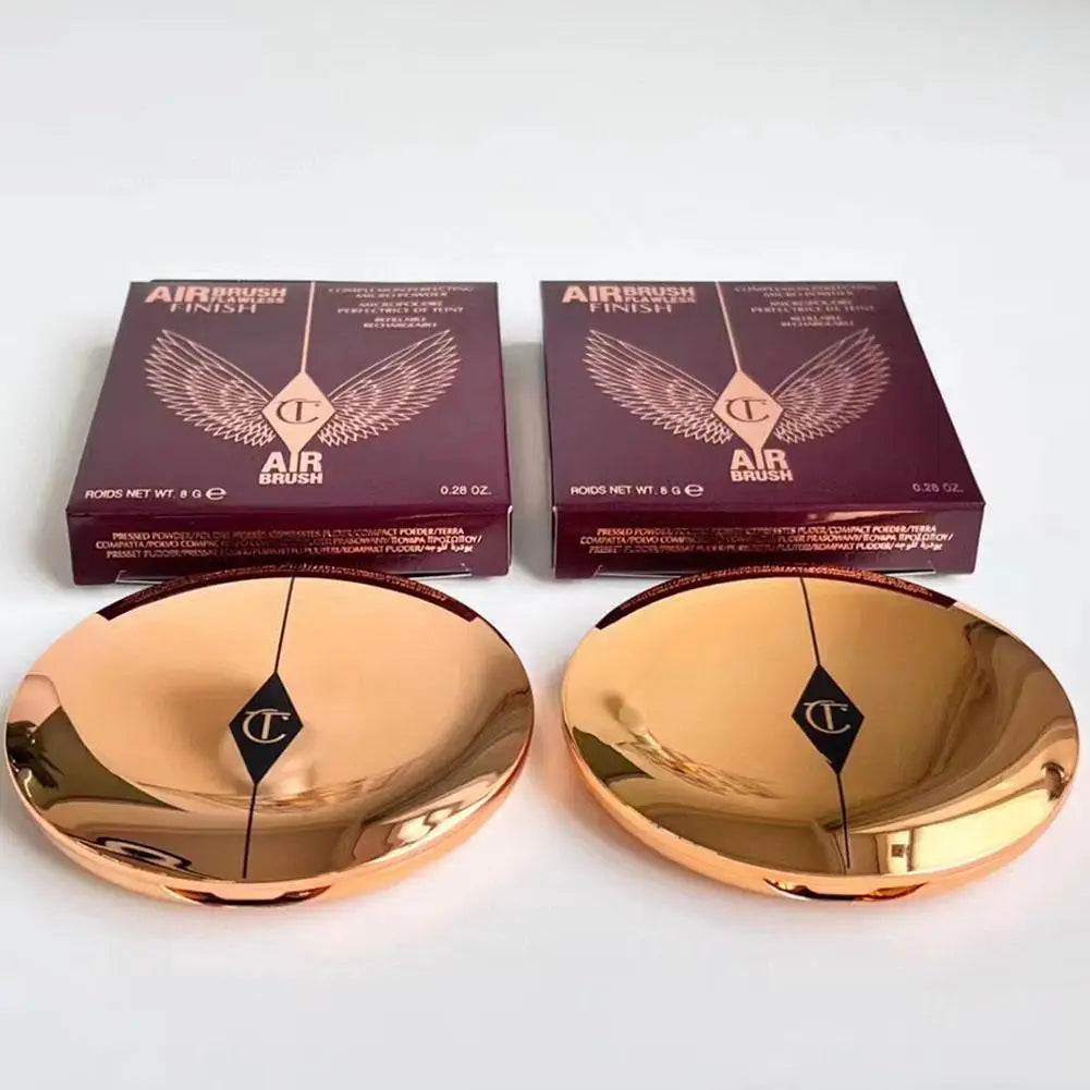 Soft Focus Pressed Powder Long Lasting Oil Control Setting Powder for Women Matte Texture Face Foundation Makeup Tool