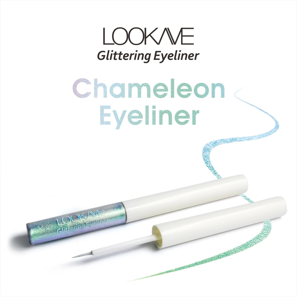 Shiny Chameleon Liquid Eyeliner Waterproof Glitter Long-lasting High Pigment Smudge-proof Pearlescent Eye Liner Makeup Cosmetic