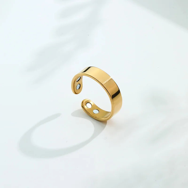 Magnetic Anti Snoring Device Ring Therapy Acupressure Against Finger Ring Anti Snore Sleep Aid for Snoring Treatment
