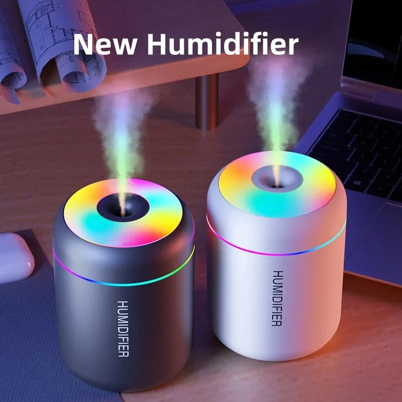 Searide 180ml Mini USB Ultrasonic Humidifier - Aroma Diffuser