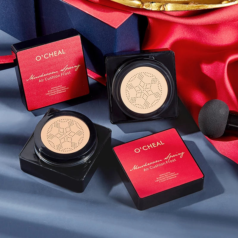 Ocheal Mushroom Head Bb Cream Foundation Cream For Face Makeup Concealer Cushion For Face Base Cream Makeup Cushion Compact