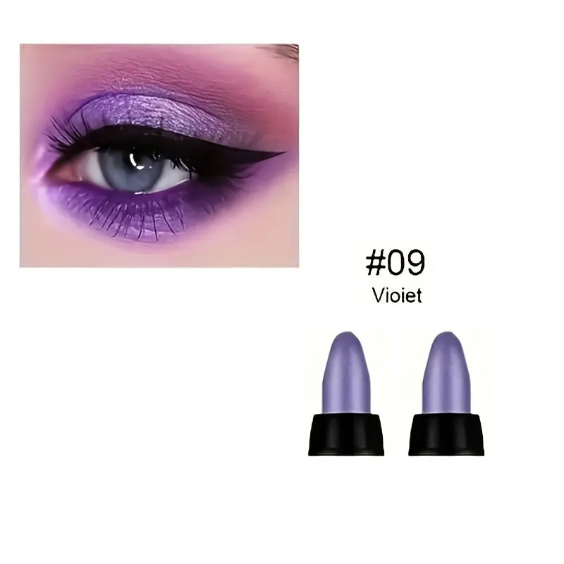 Pearlescent Eyeliner 16 Colors Waterproof Glitter Long Lasting Non Smudge For All Day Glam