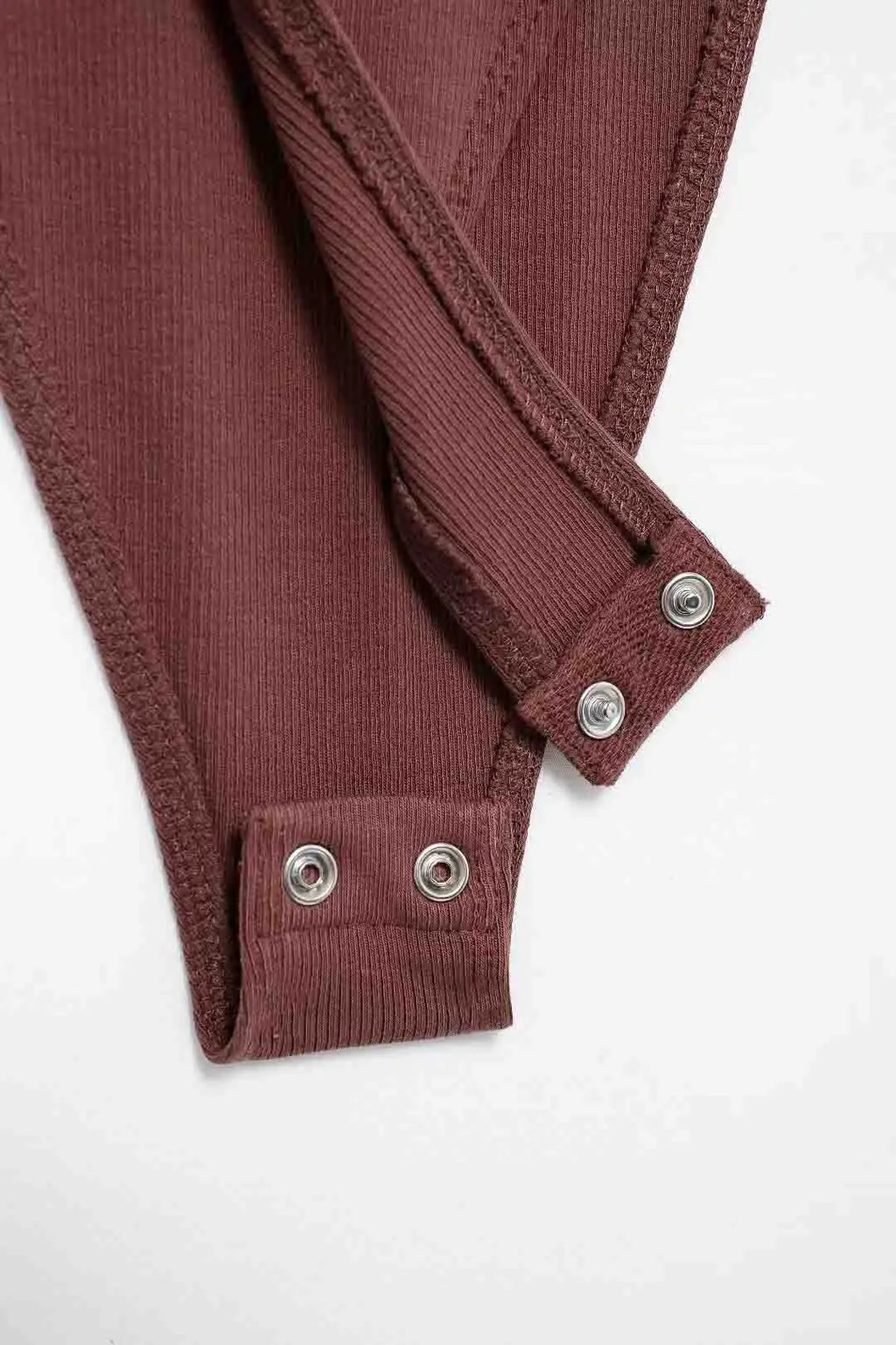Skinny Ribbed Bodysuits for Women, O Neck, Straps, Snap-Button, Female Playsuits, Sexy Fashion