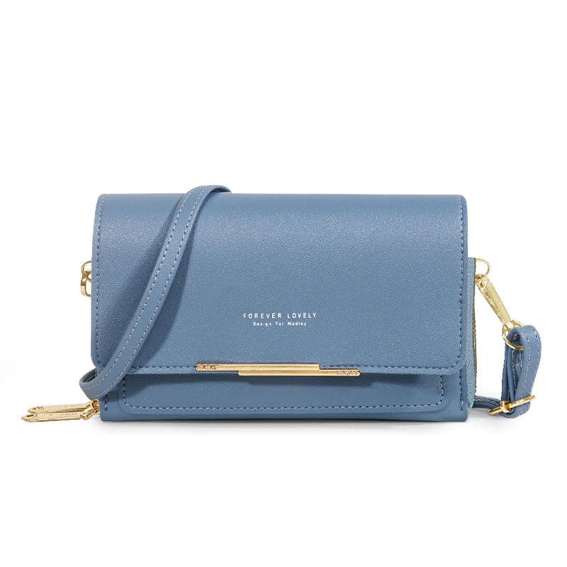 Women Crossbody Bag Fashion Shoulder Messenger Bag Multi-pocket Solid Color Bag Luxury For Ladies Handbag