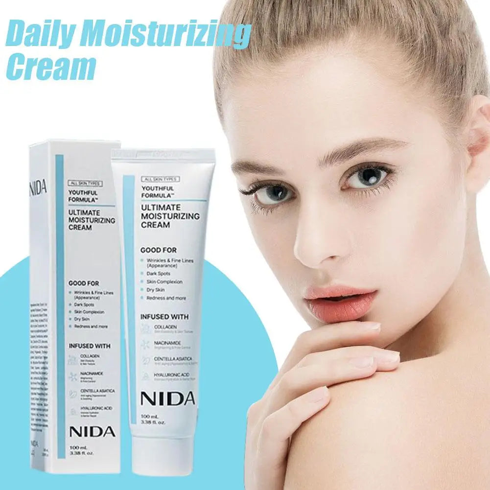 NIDA Moisturizing Face Cream - Multi-Action Rejuvenating 100ml