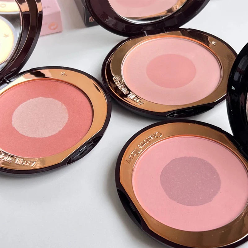 Charlotte Tilbury PILLOW TALK Series Soft Heart Double Color Powder Blusher Color Plate Hot Color Code First Love Sex on Fire