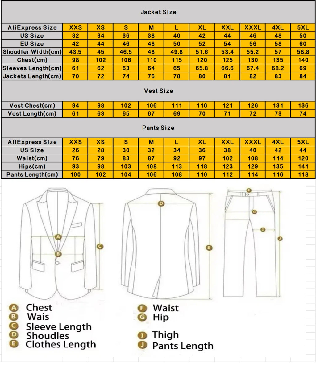 Mens 3 Piece Tuxedo Suit Slim Fit Suits for Men Two Button Wedding Prom Tuxedo Shawl Lapel Blazer Vest Pants Set costumes hommes