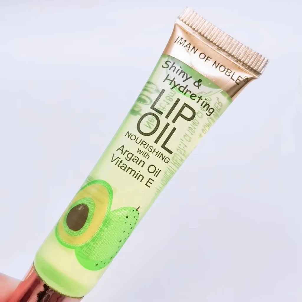 6Pcs Fruit Flavor Lip Oil Set - Moisturizing Plumping Lip Gloss