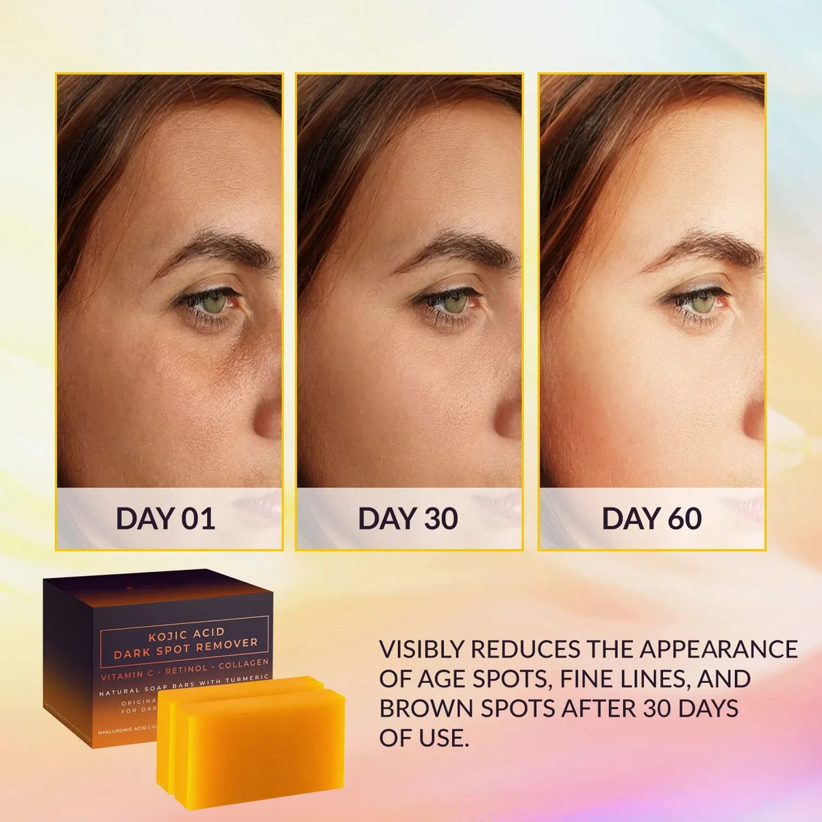 DDBSHIY Kojic Acid Facial Soap - Dark Spot Remover & Cleansing