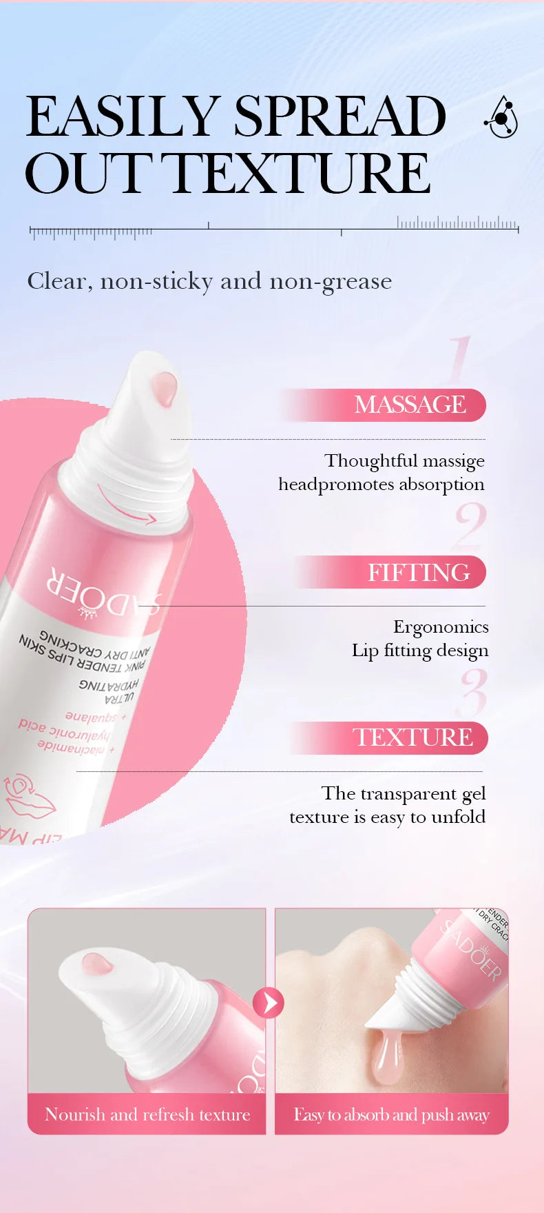 Niacinamide Plumping Lip Mask - Intense Hydration Lip Balm 10g