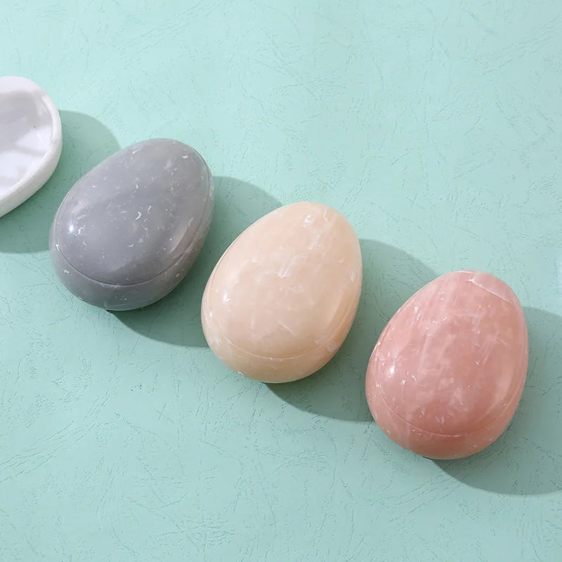 Marbling Egg Shape Glitter Straight Hair Brush Anti-knotting Hair Smoothing Combs Anti Static Massage Hairbrush Tangle Hair Care