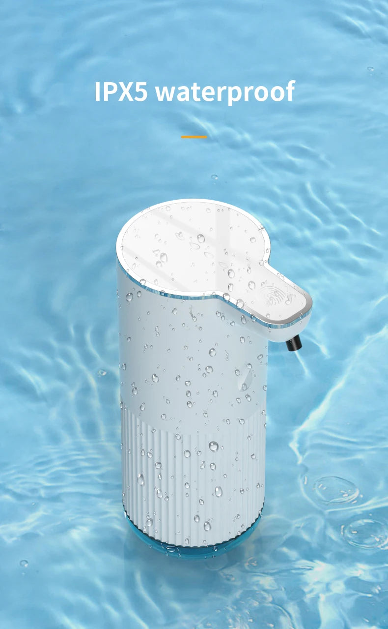 Dispensador de jabón automático sin contacto con sensor inteligente de 350 ML de capacidad para mesa o pared, bomba de desinfectante de manos para cocina y baño