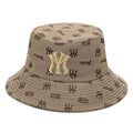 Unisex Letter Embroidery Fisherman Hat Women'S Summer Versatile Sunscreen Hats Sun Hat Men Trend Bucket Hats