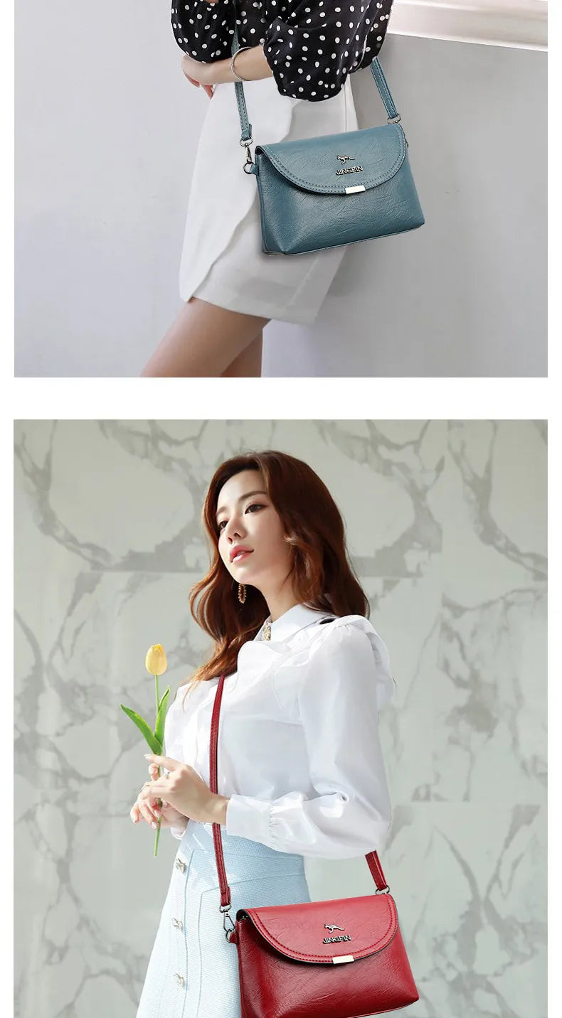 Fashionable High-End Feelings Women's Crossbody Bag Casual Versatile Single Shoulder Bag Large Capacity Mom Bag Shopping Stre...