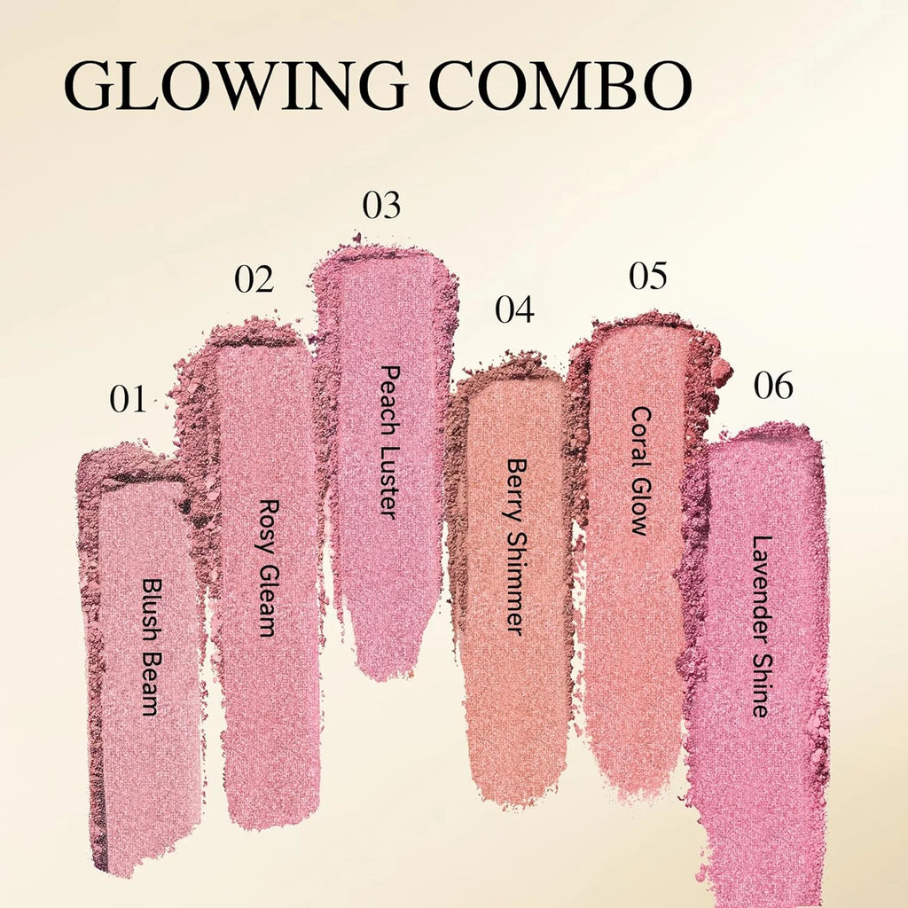 PHOFAY  Rare Beauty Powder Highlighter Blush Water Light Shimmer Waterproof Long Last Face Illuminator Brighten Light Liquid Highlighter