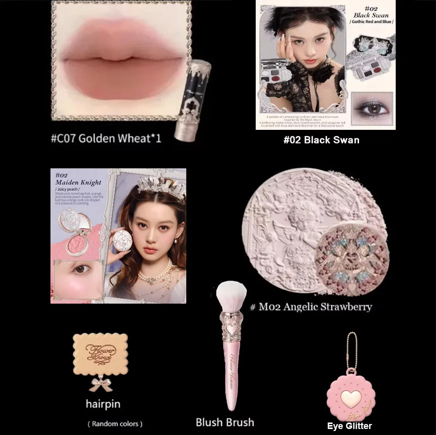 Flower Knows Little Angel Collection Makeup Set - All-in-One Gift Box