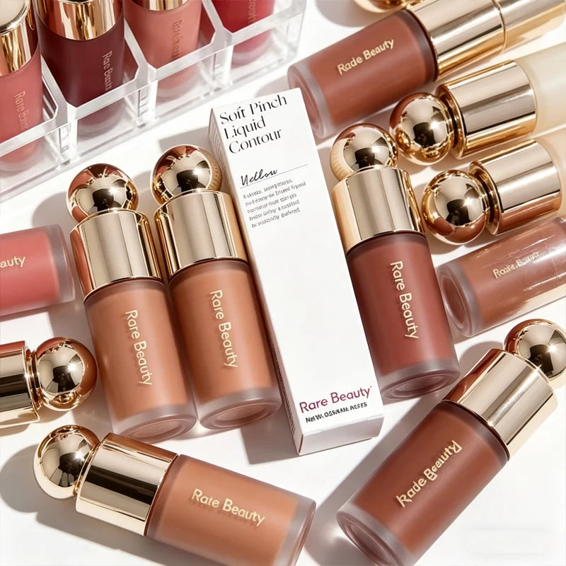 Rare Beauty 3D Face Bronze Contour Liquid Concealer Contour Stick Lasting Natural Liquid Foundation Concealer Blusher Makeup
