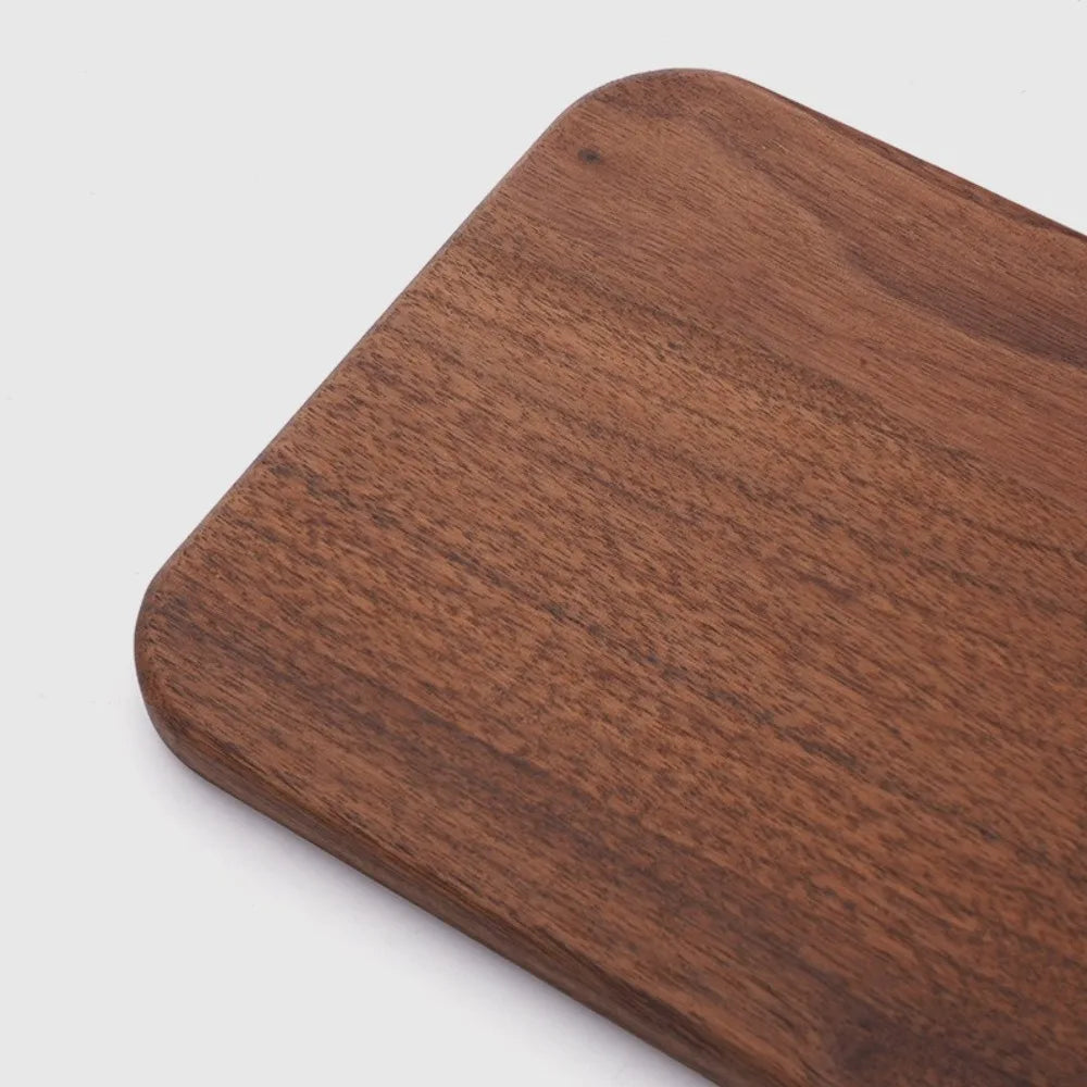 Wooden Outdoor Cutting Boards Double-sided Portable Fruit Cutting Board Walnut Camping Kitchenware For 800/1000ml Lunch Box