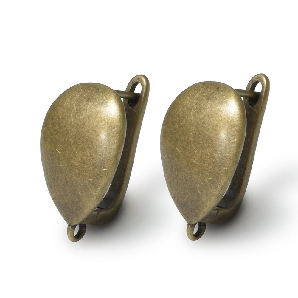 1 Pair New Antique Bronze Earrings Findings For Diy Woman Jewelry Earring Hooks Accessories Handmade Making Supplies
