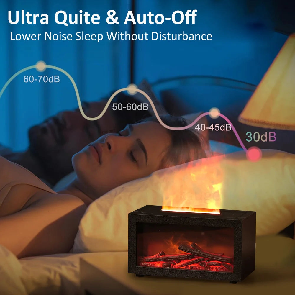 Flame Aroma Humidifier & Essential Oil Diffuser