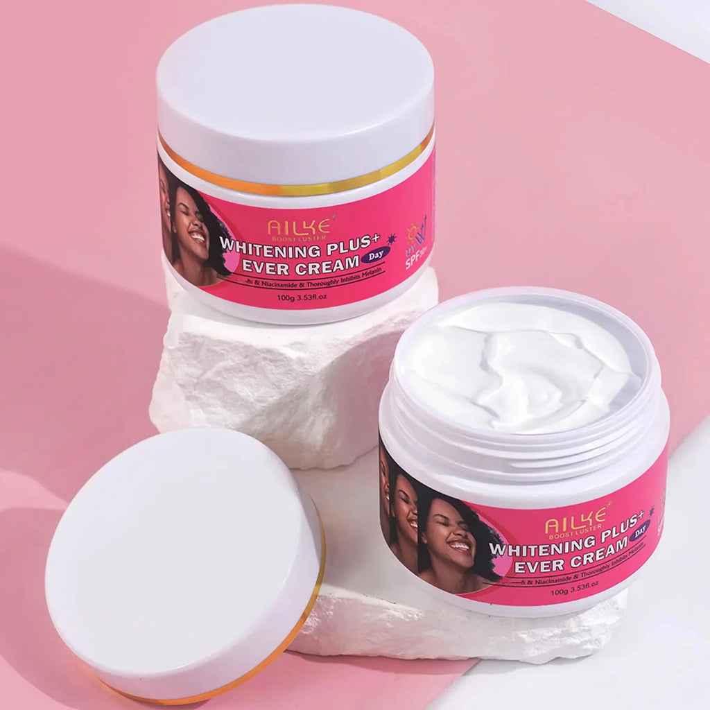 AILKE Natural Skin Brightening Set for All Skin Types, Cleaning, Dark Spots and Acne Removal, Boost Radiance, Organic, Vegan