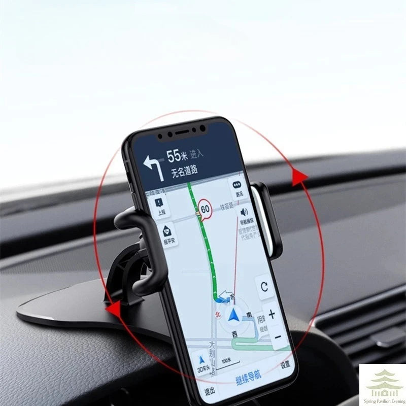Universal 360 Rotatable Car Phone Holder Dashboard Stand Auto Grip Bracket for Mobile Phones Cell Phone Support Rack