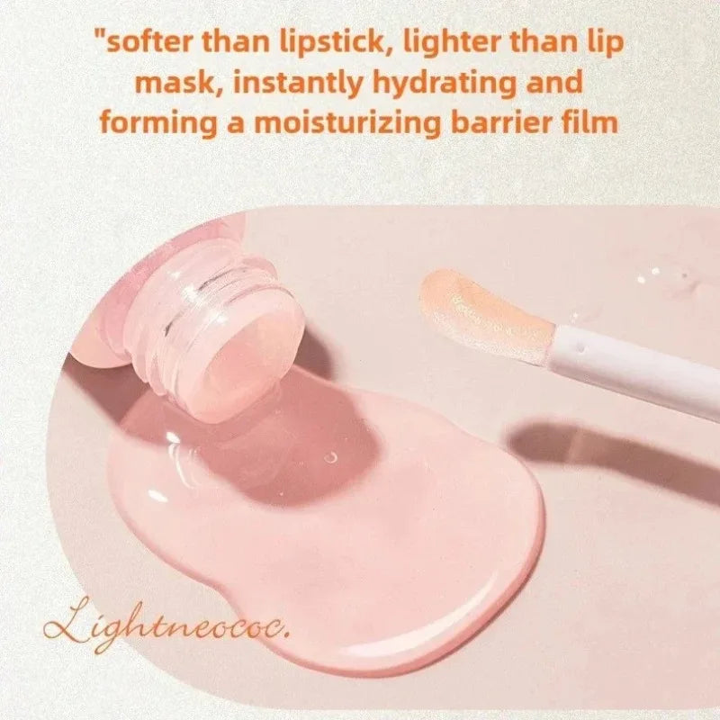 Korean Beauty Moisturizing Lip Ink Gloss Jelly Lipstick Big Brush Labial Lips Bright Oil Balm - Moisture & Color in One