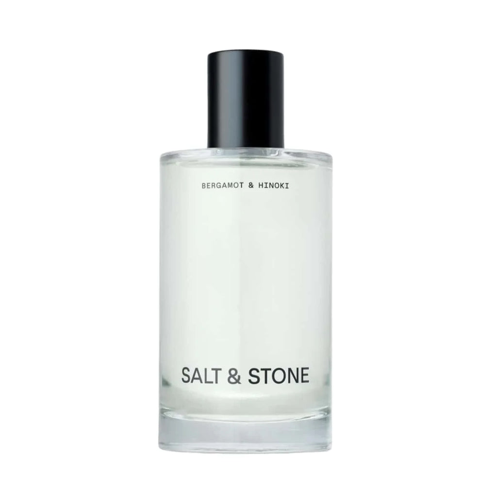 Salt & Stone Eau de Parfum 2 Pack, Black Rose & Oud & Bergamot & Hinoki Scent, Simple Clear Bottle Long Lasting Unisex Cologne, Daily Neutral Fragrance Gift for Men Women