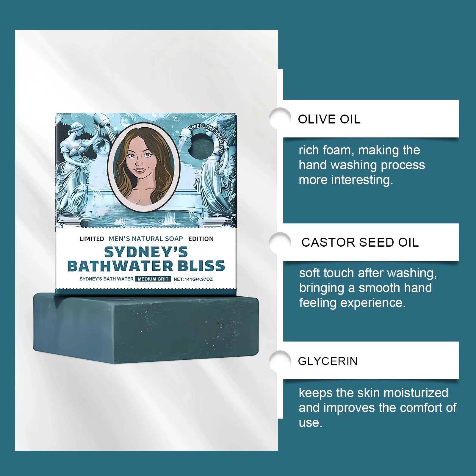 Natural Fragrance Body Soap Bar