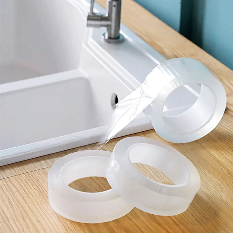 Clear Caulking Waterproof Sealing Tape For Kitchen Sink Bathroom Transparent Seif-Adhesive Gaps Sealing Strip Tape One Sided