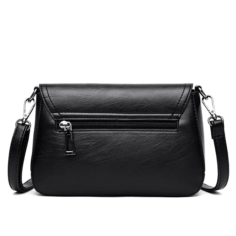 Soft Leather Crossbody Bag Large Capacity Fashionable Women's Shoulder Bag for Middle-Aged Mothers Hot Sale Of The Season New...