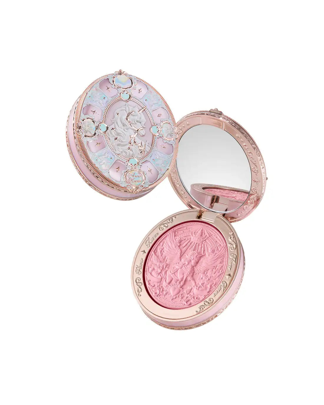 Flower Knows Knight Unicorn Series Embossed Blush Matte Face Palette